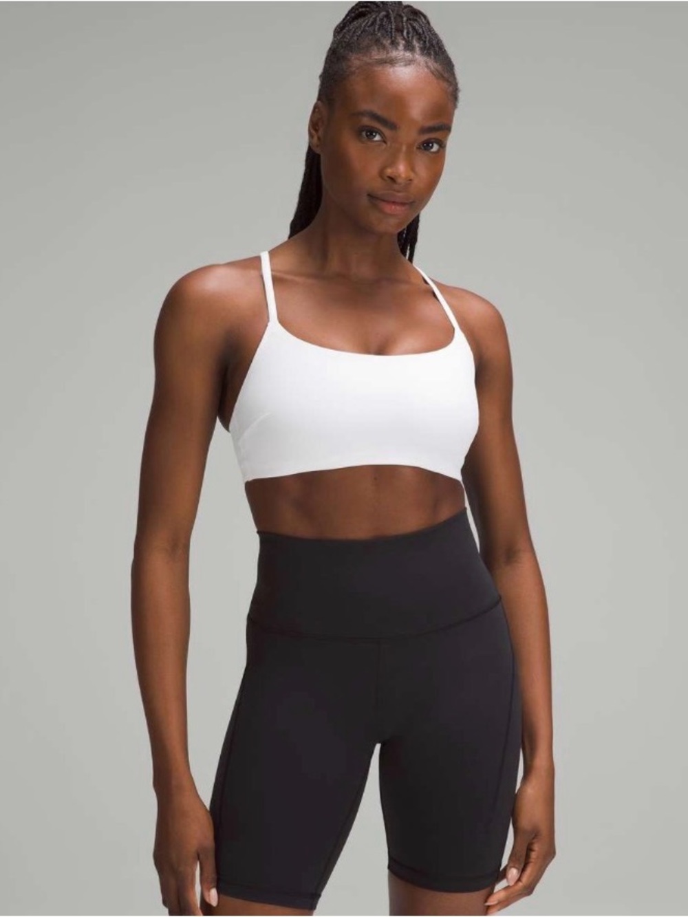 Lululemon Sports Bra Women’s 8 Wunder Train Strappy Racer Bra *Light Support